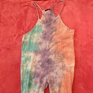 Fashion Nova Tie-Dye Jumpsuit With 2 Side Pockets